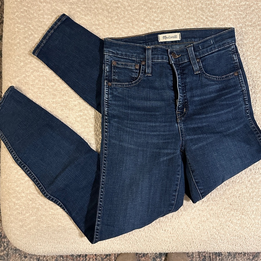 Madewell 10” High Rise Skinny, size 25